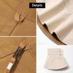 Womens Foldable Shapeable Brim Sun Hat UPF 50+ Cotton Wide Brim Beach Adjustable Chin Strap Hat Sun Protection Cap Beige