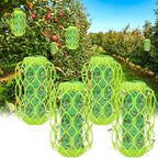4 Pack Wasp Trap Outdoor Hanging, Carpenter Bee Catchers For Outside(Green) | Reusable Traps With 8 Sticky Refill Sheets, Bee Killer For Hornet Mud Dauber Yellow Jacket, Bug Catcher