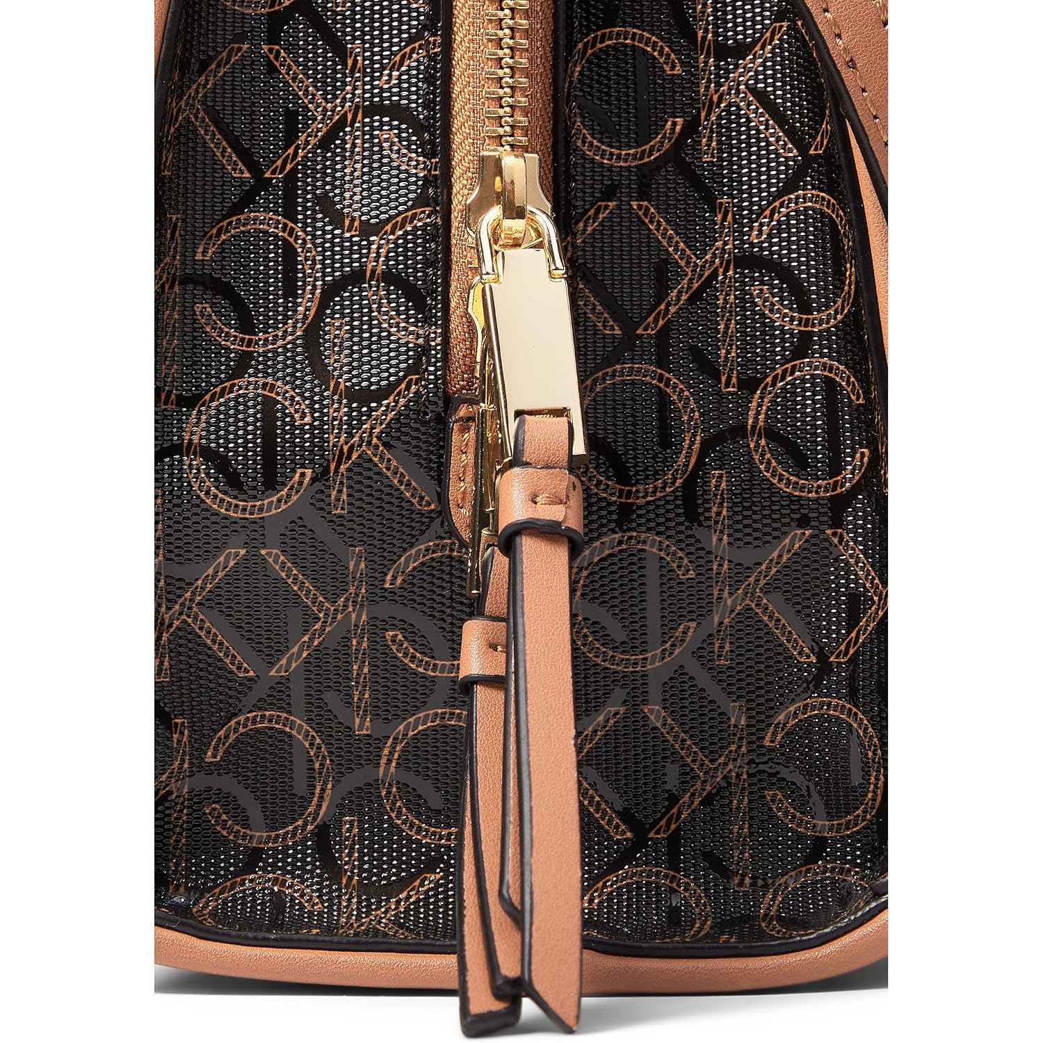 Calvin Klein Women'S Margot Textured Logo Emboss Satchel