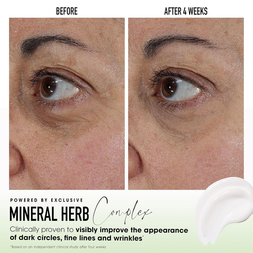 Bareminerals Skinlongevity Revitalizing Eye Cream, For Brighter, Firmer Under-Eyes, Reduces Puffiness & Dark Circles, Vegan, Safe For Sensitive Skin