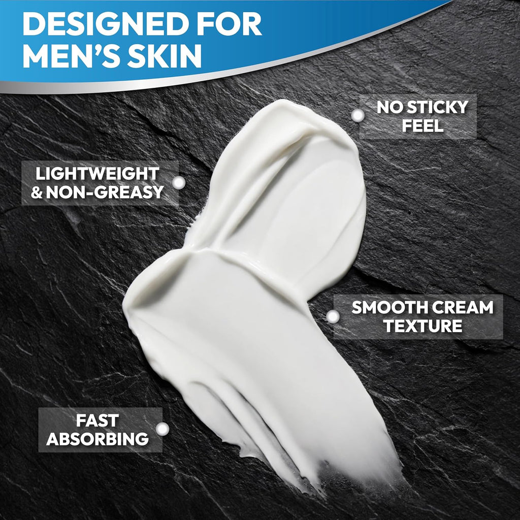 Mens Face Moisturizer Cream - Anti Aging & Wrinkle Repair - After Shave Lotion For Men With Collagen, Retinol, Peptides, Jojoba Oil - Age Facial Skin Care - Lightweight Day & Night Cream - 4.2 Oz