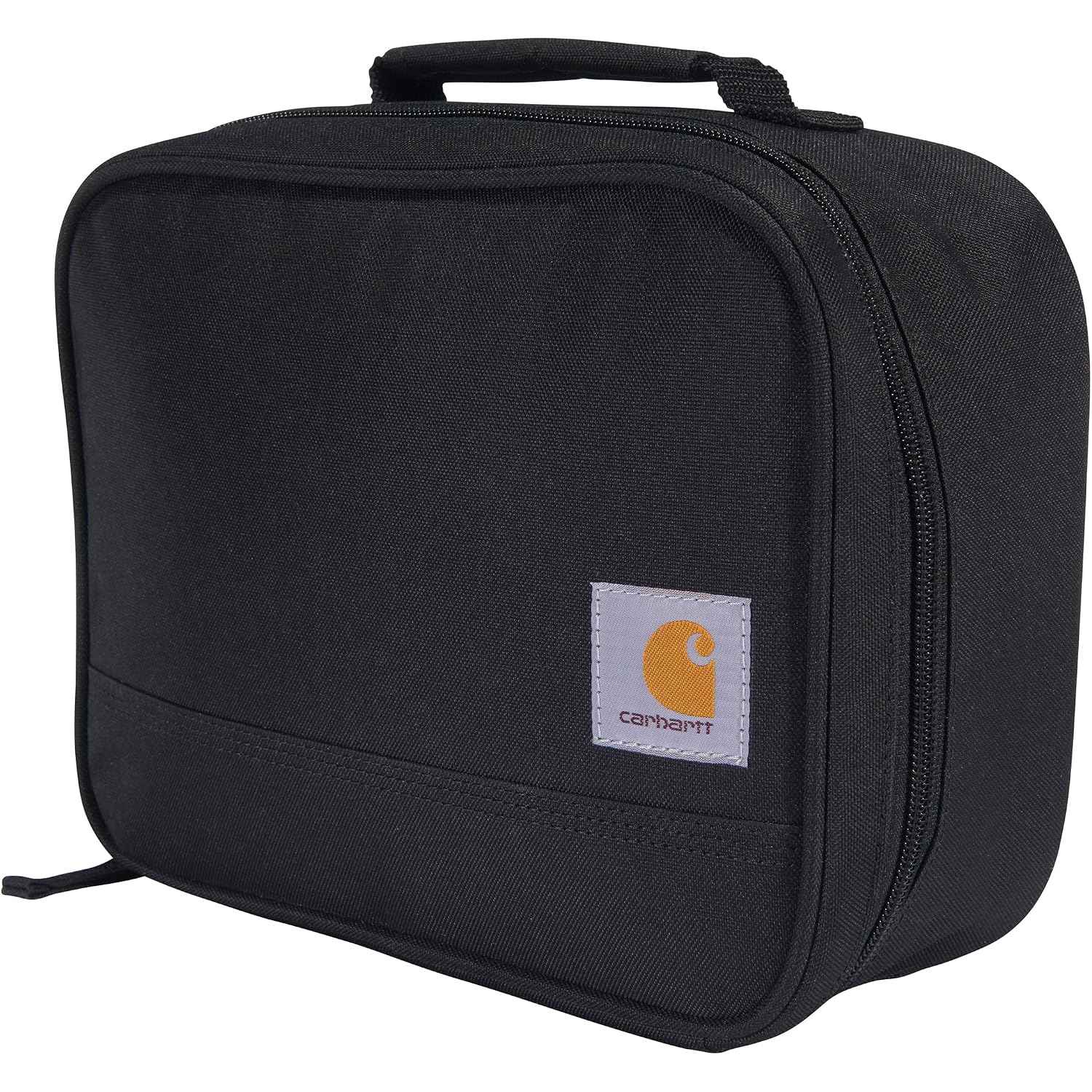 Carhartt Insulated Lunch Cooler For Men And Women, Fully Insulated Lunch Pale For Everyday Use, 4 Can (Black)