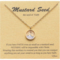 VZBarn Dainty Gold Plated Stainless Steel Faith Necklace for Women Tiny Move Mountains Charm Choker Christian Jewelry Gift