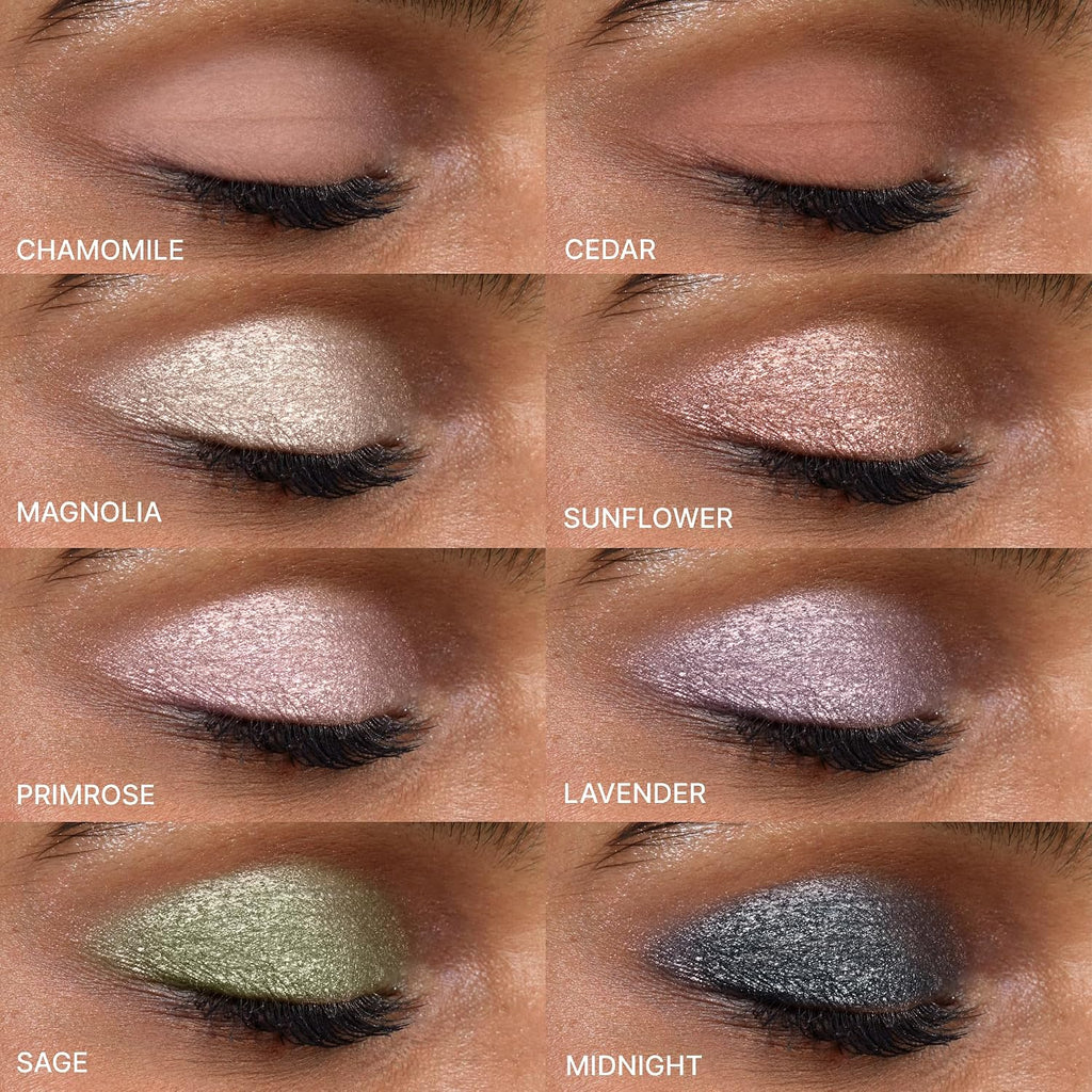 Winky Lux Rose Petal Liquid Eyeshadow, Longwear, Buildable, High-Pigment, Blendable, Crease-Proof, With Hydrating Vitamin E & Mango Seed Butter, Clean Beauty, Cruelty-Free, Vegan, Sunflower Shimmer