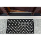 Dii Rubber Doormats Collection All Weather, 18X30, Lattice