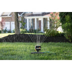 Melnor 65131Amz Minimax Turbo Oscillator Sprinkler, 4000 Sq. Ft., 4-Way Adjustable, Quick Connect Bundle, Black, Yellow