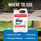 Roundup Weed & Grass Killer₄ Concentrate, Use In And Around Flower Beds, Walkways And Other Areas Of Your Yard, 1 Gal.