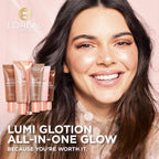 L'Oreal Paris Makeup True Match Lumi Glotion, Natural Glow Enhancer, Illuminator Highlighter, Bronzing Drops For A Sun-Kissed Glow For Face And Body, 902 Light, 1.35 Fl Oz
