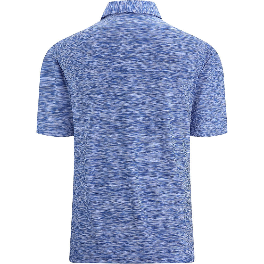 Alex Vando Mens Golf Shirt Moisture Wicking Quick-Dry Short Sleeve Polo | Upf40,Soft & Stretch,Sweat Resistant,Multi-Scene Sports & Office Apparel