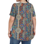 Plus Size Tops for Women Short Sleeve Shirts Crew Neck Casual Loose Fit Tunic Blouses