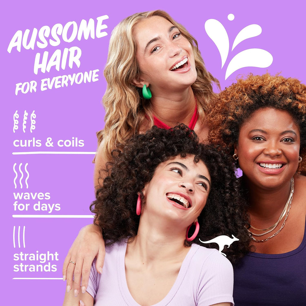 Aussie Miracle Moist Shampoo And Conditioner With 3 Minute Miracle Deep Conditioner, Avocado & Jojoba Oil, Paraben-Free, Moisturizes & Detangles, All Hair Types, Citrus Floral Scent, 3 Pack 68.4 Fl Oz