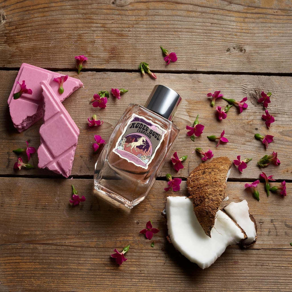 Tru Western Rodeo Soul Fearless Women’s Eau de Parfum Spray for Women, Ruby Cactus Chocolate, Coconut Milk, Desert Jasmine, Pink Moss & Sandalwood, 3.4 fl oz (100 ml)