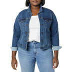 Amazon Essentials Women'S Regular-Fit Denim Jean Jacket (Available In Plus Size)