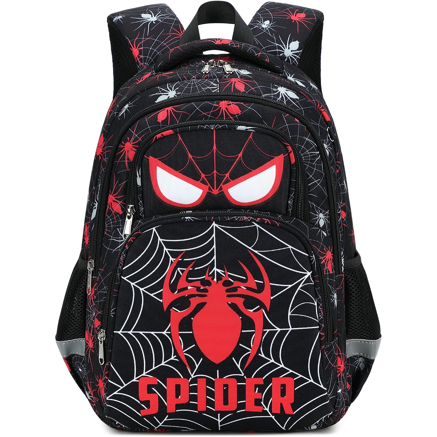 Abshoo Cute Spider School Backpack For Boys Elementary Kindergarten Kids School Bag (Spider Black)
