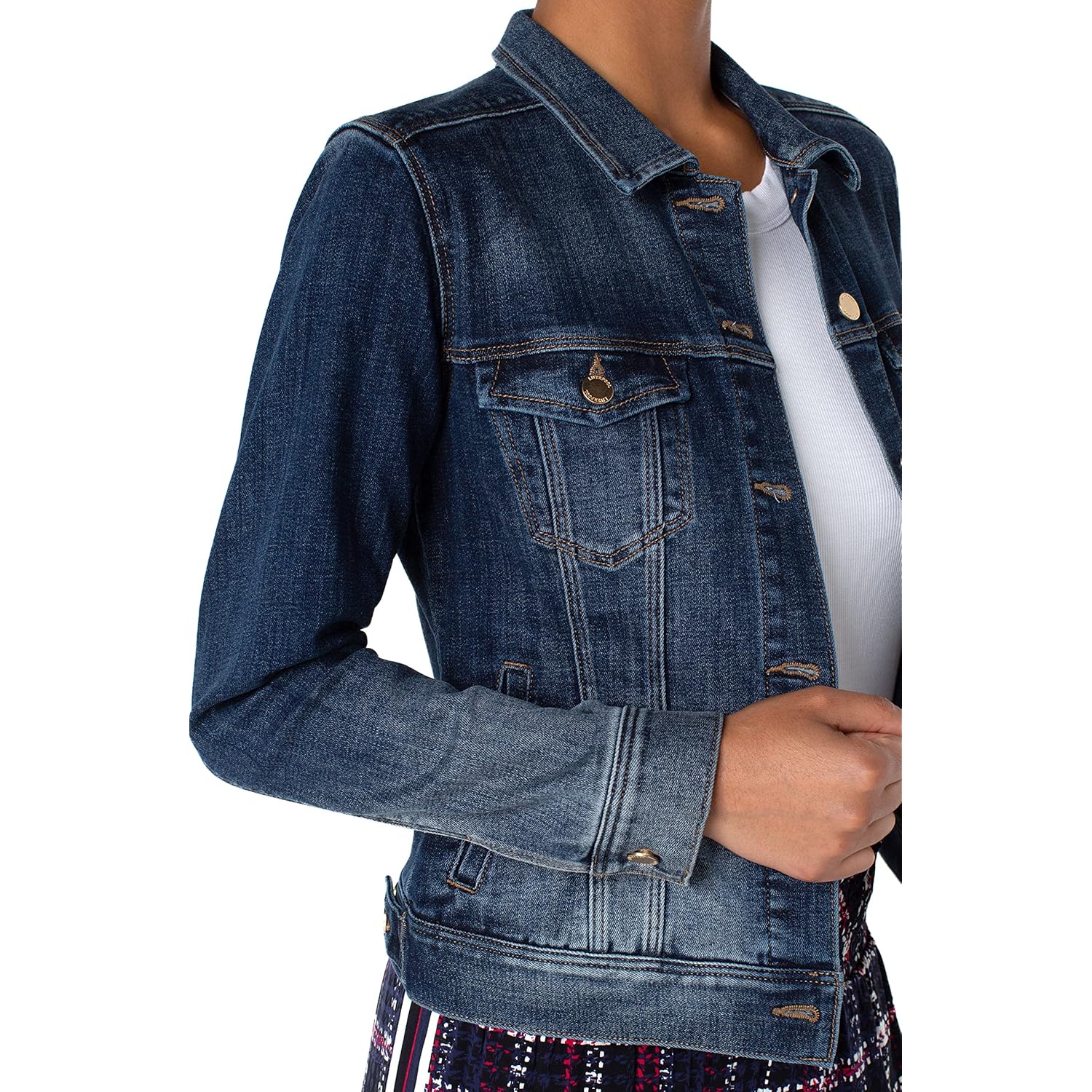 Liverpool Women's Classic Jean Jacket High Performance Denim