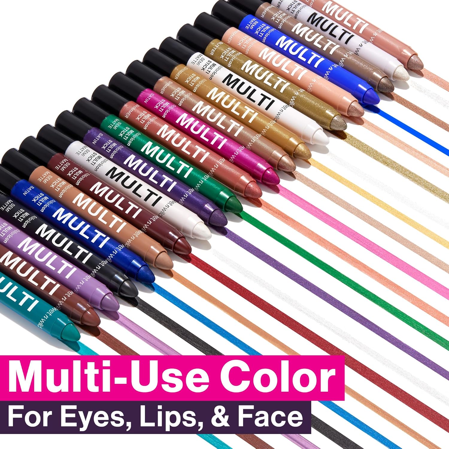 wet n wild Color Icon Cream Eyeliner Eyeshadow Multi-Stick, Moisturizing, Nourishing Velvety Cream-to-Powder Buildable & Blendable Formula, Cruelty-Free & Vegan - Royal Scam
