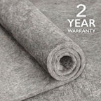 RUGPADUSA - Basics - 8'x10' - 1/4" Thick - 100% Felt - Protective Cushioning Rug Pad - Safe for All Floors and Finishes Including Hardwoods