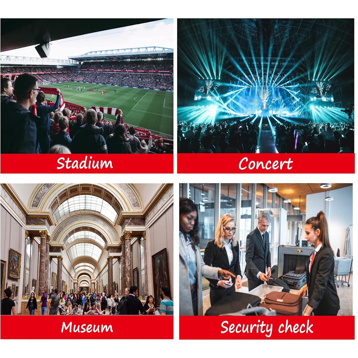 Clear Bag Stadium Approved: Suit For Quick Security Check - Small Transparent Purse For Women