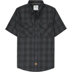 Dubinik® Mens Short Sleeve Button Down Two Pockets Soft Vintage Regular Fit Vintage Fishing Casual Shirts