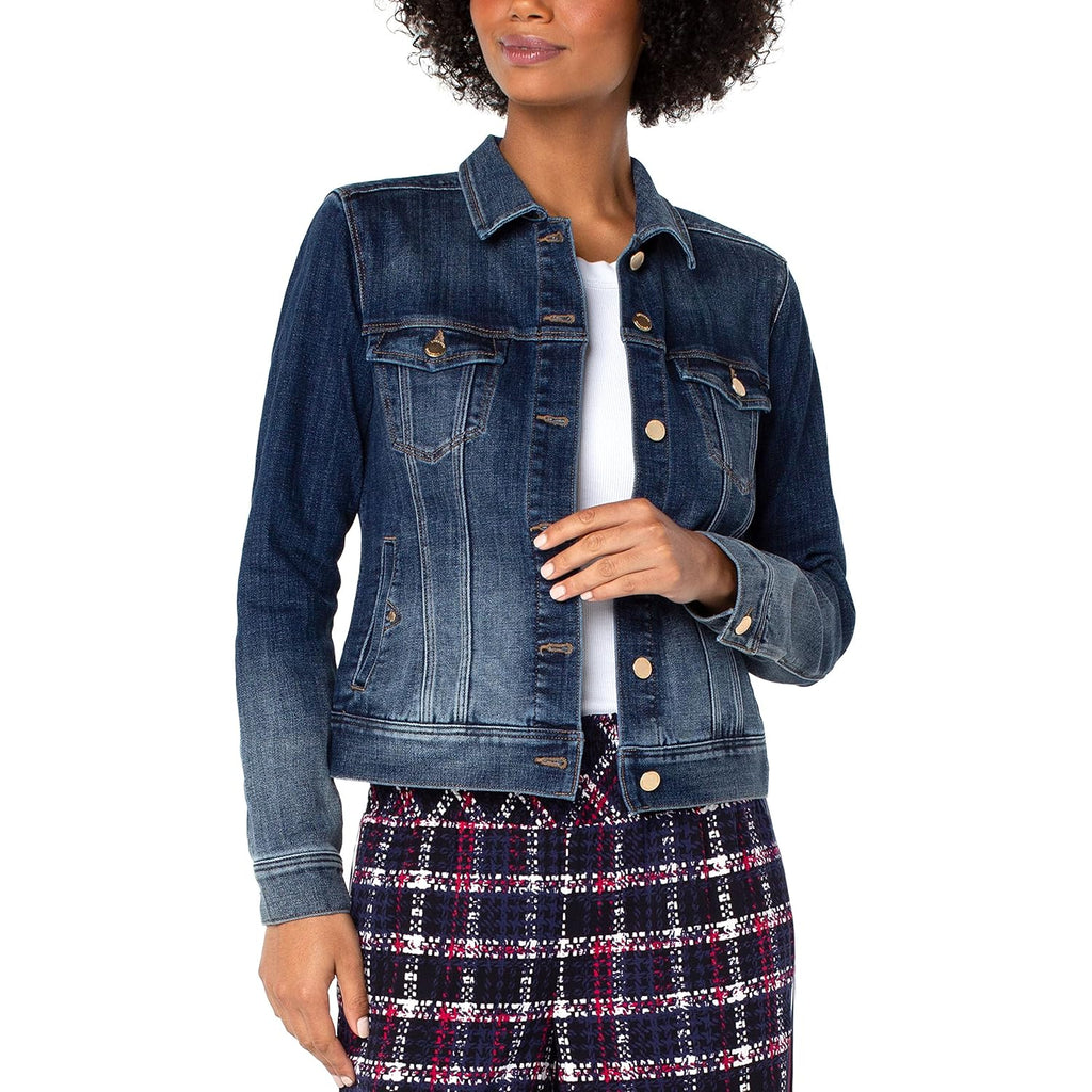 Liverpool Women's Classic Jean Jacket High Performance Denim