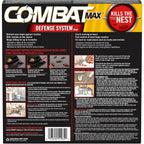Combat Max Defense System Brand, Small Roach Killing Bait And Gel, 12 Count Bait Stations & 0.42 Ounce Syringe, Fast-Acting Fipronil Cockroach Killer, No Vapor, Fumes Or Odor, Mess-Free Application