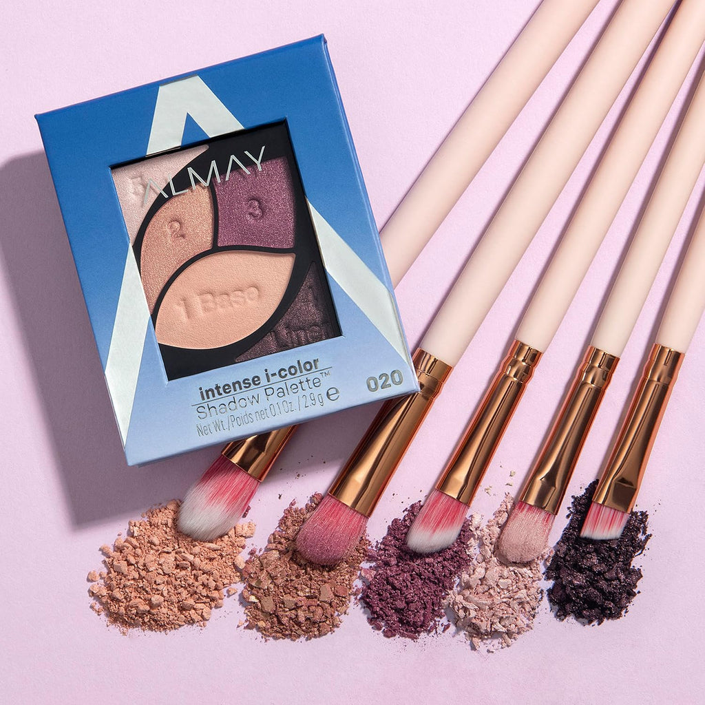 Almay Eyeshadow Palette, Longlasting Eye Makeup, Primer Enriched With Antioxidant Vitamin E, Hypoallergenic, 020 Blue Eyes, 0.1 Oz
