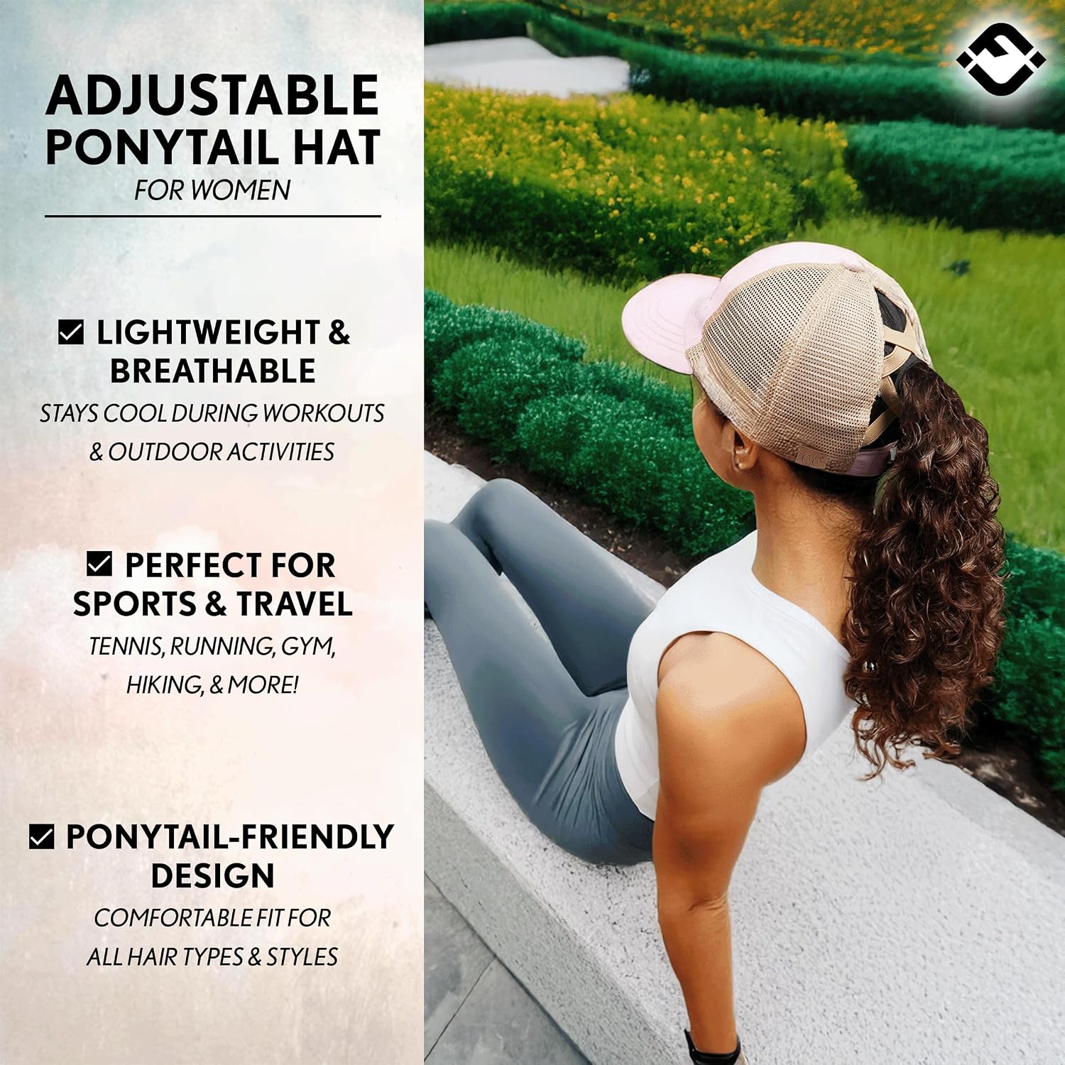 Funky Junque Ponytail Hats For Women - Funny Baseball Cap With Sayings, Criss Cross Back High Pony Adjustable Hat