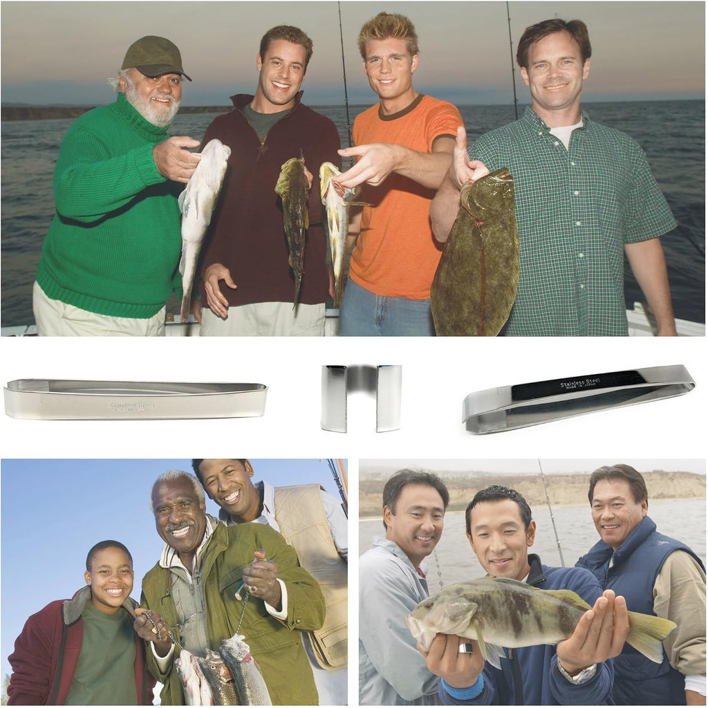 [Made In Japan] Kwizing Fish Bone Tweezers By Rci Global - Non-Slip, Precision Grip - Debone Salmon, Bass, Catfish - Stainless Steel Handmade Japanese Craftsmanship (4 3/4")