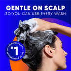 Head & Shoulders Anti-Dandruff Shampoo With 1% Selenium Sulfide, Clinical Strength Dry Scalp Rescue Shampoo Twin Pack, Seborrheic Dermatitis Relief, Dry Scalp 13.5 Fl Oz Each