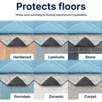 RUGPADUSA - Dual Surface - 8'x10' - 1/4" Thick - Felt + Rubber - Non-Slip Backing Rug Pad - Safe for All Floors
