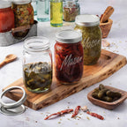 Paksh Novelty Wide Mouth Mason Jars With Lids 32 oz – Glass Quart Mason Canning Jars, Large Mason Jar Wide Mouth for Canning, Pickling, Jelly Preserving & Meal Prep, 2-Pack