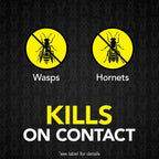 Raid Max Foaming Wasp & Hornet Killer, Fast Coverage Foam, Outdoor Bug Spray, 16.5 Oz
