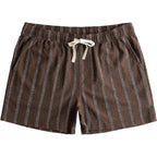 Jotook Mens Casual Shorts 5 Inch Lightweight Stretch Summer Shorts Elastic Waist Drawstring Vacation Beach Stripe Short