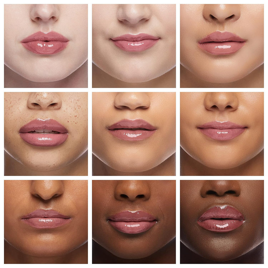 Ruby Kisses Broadway Vita-Lip Clear Lip Gloss (8 Pack), Ultra-Hydrating & Soothing Formula with Vitamins, High-Shine Non-Sticky Finish Lip Balm with Mint, Rosehip, Coconut, Mango, Argan, Honey, Shea