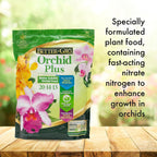 Better-Gro Orchid Plus 20-14-13 - Urea-Free Orchid Fertilizer For Vigorous Growth, Water Soluble, Nitrate Nitrogen-Rich, Ideal For Indoor Potted Plants And Tropical Plants - 16 Oz Resealable Bag