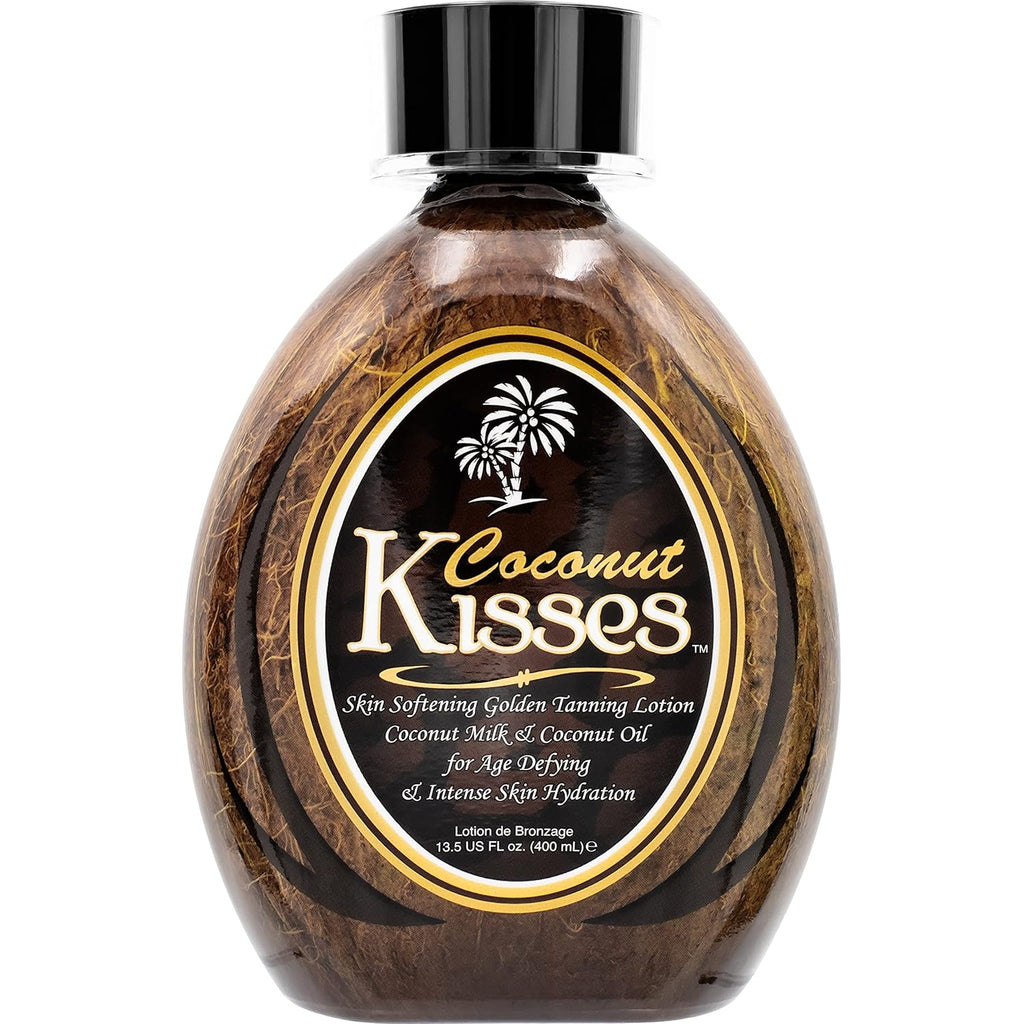 Ed Hardy Coconut Kisses Golden Tanning Lotion Cruelty Free, Gluten Free, Mineral Oil Free, DHA Free for All skin type, 13.5oz