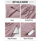 Tacvasen Men'S Corduroy Casual Shorts 6" Inseam For Summer Beach Vacation | Elastic Waist,Drawstring,Pockets,Corduroy Texture,Casual Fit 6 Inch Inseam,Lightweight Shorts For Summer Beach,Soft Lounging