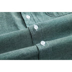 Mens Oxford Shirts Long Sleeve Slim Fit Lightweight Casual Button Down Shirts With Pocket