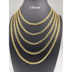 JEWELHEART 14K 10K Real Gold Flat Mariner Chain Necklace, 1.5mm - 4.65mm Diamond Cut Anchor Link Chain For Men - Dainty Yellow Gold Pendant Necklace For Women Lobster Clasp 16" 18" 20" 22" 24"