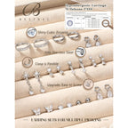 BESTEEL Hypoallergenic Flat Back Earrings Cartilage - Gold Silver Earring Stacks Surgical Stainless Steel Helix Tragus Conch Flatback Stud Hoop Earring Sets for Sensitive Ears Women Trendy Gift