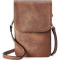 BOSTANTEN Vegan Leather Crossbody Bags for Women Designer Cell Phone Bag Wallet Purses Adjustable Strap