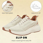 Women'S Walking Shoes Slip On (Runs Large: Order Size Down) Comfortable Rebound Running Tennis Shoes Lightweight Breathable Non Slip Supportive Casual Athletic Fashion Sneakers