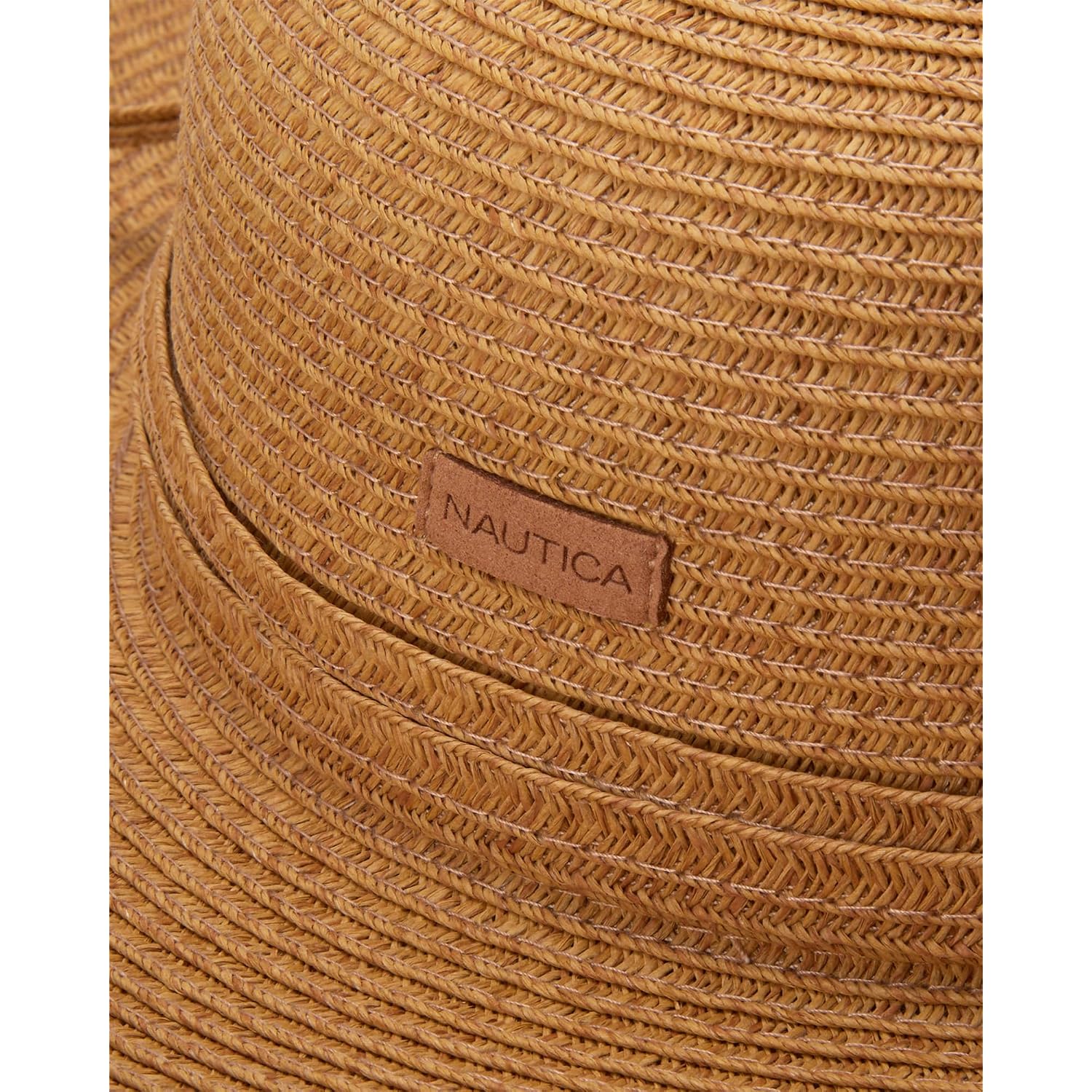 Nautica Womens Straw Hat - Short And Wide Brim Lightweight Sun Hats For Women - Sun Protection Hat For Beach & Travel