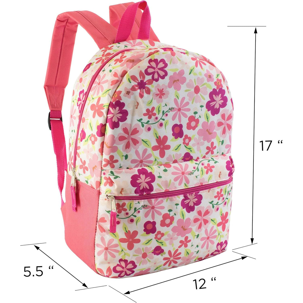 17" School Backpacks For Kids - Backpacks In Bulk For Elementary, Middle, And High School Students In Assorted Colors