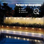 Solpex Solar Deck Lights Outdoor 16 Pack,Step Light Waterproof,Warm White | Led Solar Lights For Outdoor Stairs,Step,Fence,Yard,Patio And Pathway