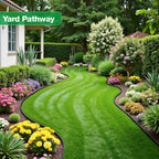Mixc Garden Edging Border, 100Ft 2 Inch Tall Plastic Landscape Edging With 150 Stakes, Flexible Tool-Free Lawn Border For Yard, Flower Bed & Landscaping