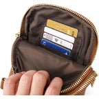 INICAT Women's Small Sling Bag, Lightweight Everyday Vegan Leather Crossbody Purse for Daily Essentials and Travel Light