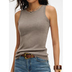 ANRABESS Womens Wool Blend Tank Tops Sweaters Sleeveless Soft Fitted Business Casual Sweater Shirts 2026 Summer Clothes