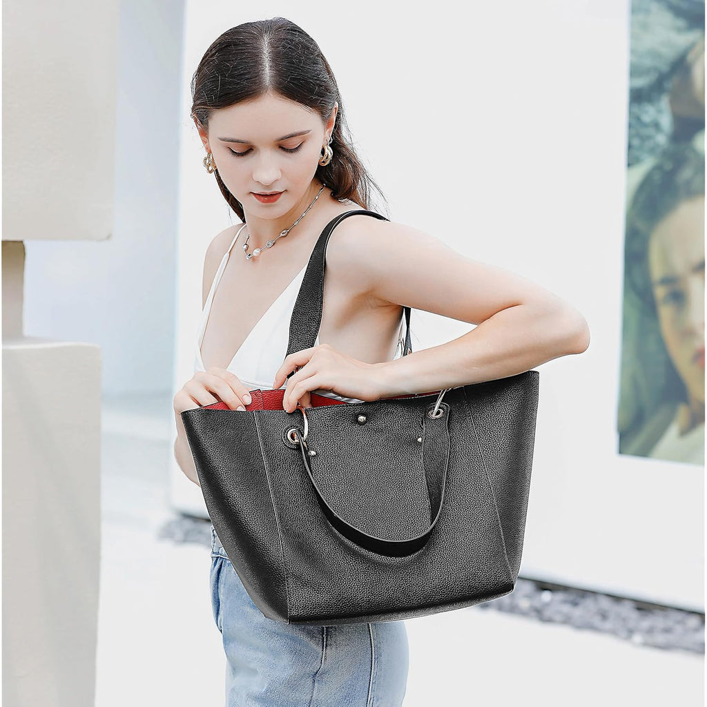 Sqlp Large Work Tote Bag For Women Designer Handbags Big Bucket Purses