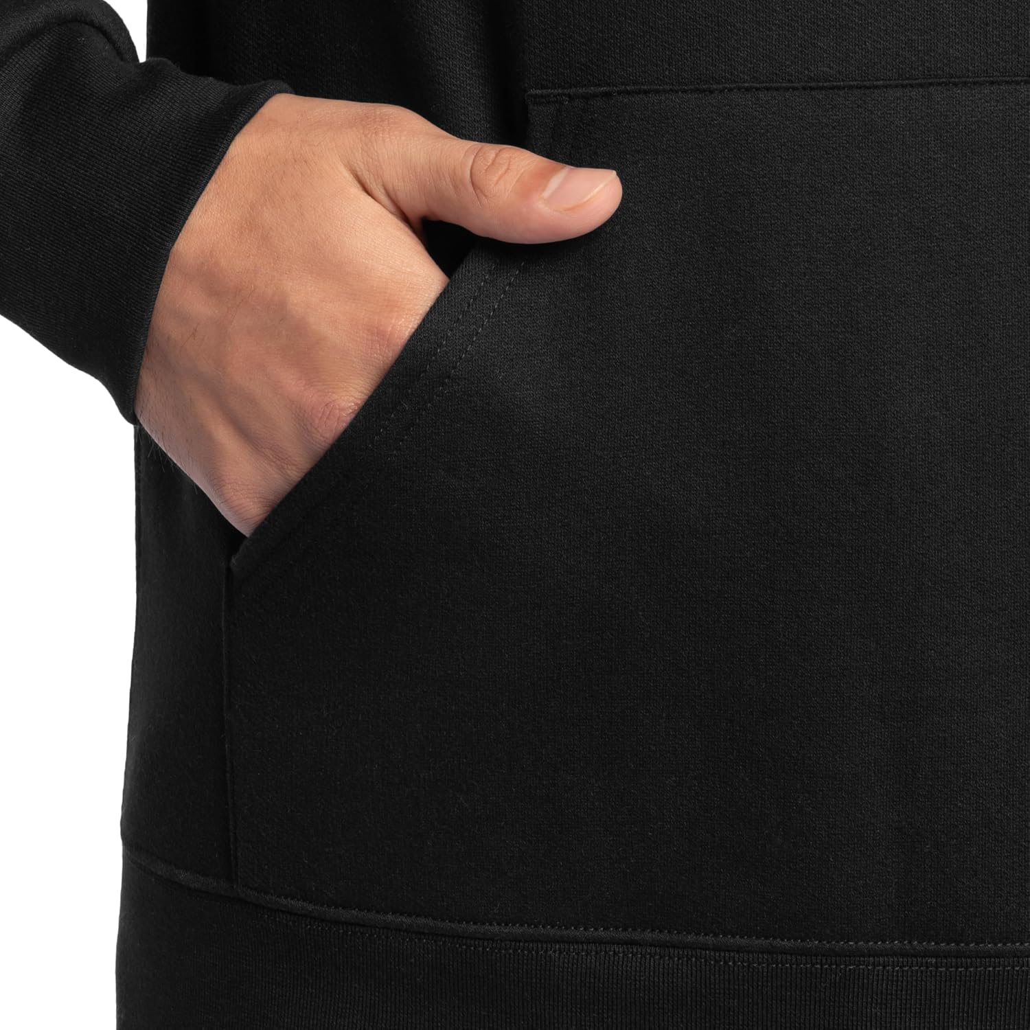 Fruit Of The Loom Men'S Eversoft Fleece Pullover Hooded Sweatshirt, Moisture Wicking & Breathable